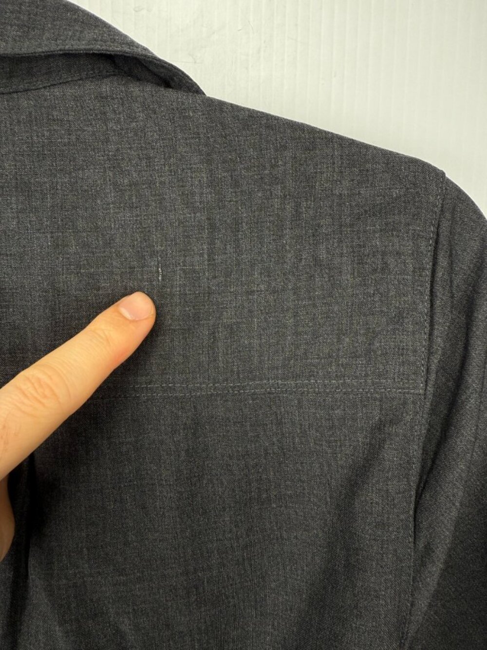 ICEBREAKER 100% Merino Wool "Destiny" Belted Pocket Shirt Dress Charcoal Gray S - Picture 5 of 6
